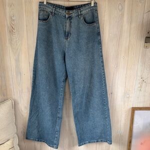 Bestia Wide Leg Jeans Size 28